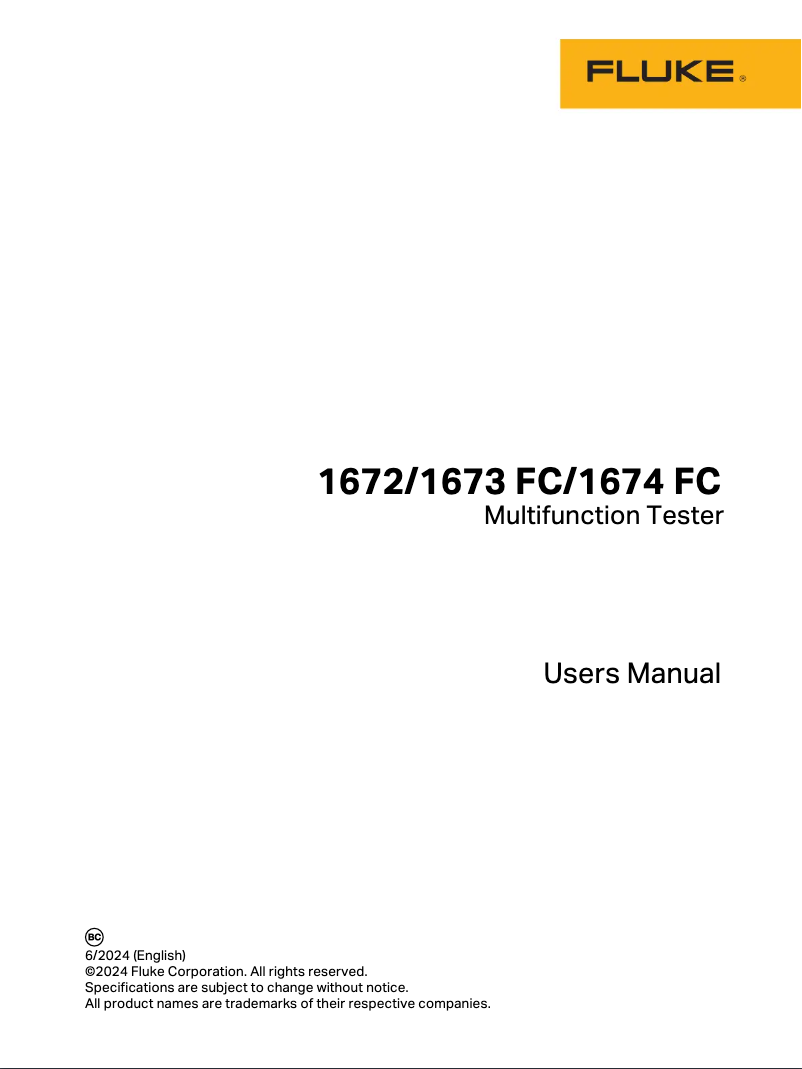 Image de la première page du manuel de l'appareil 1670