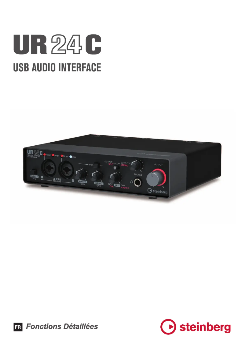 Imagen de la primera página del manual del dispositivo UR24C