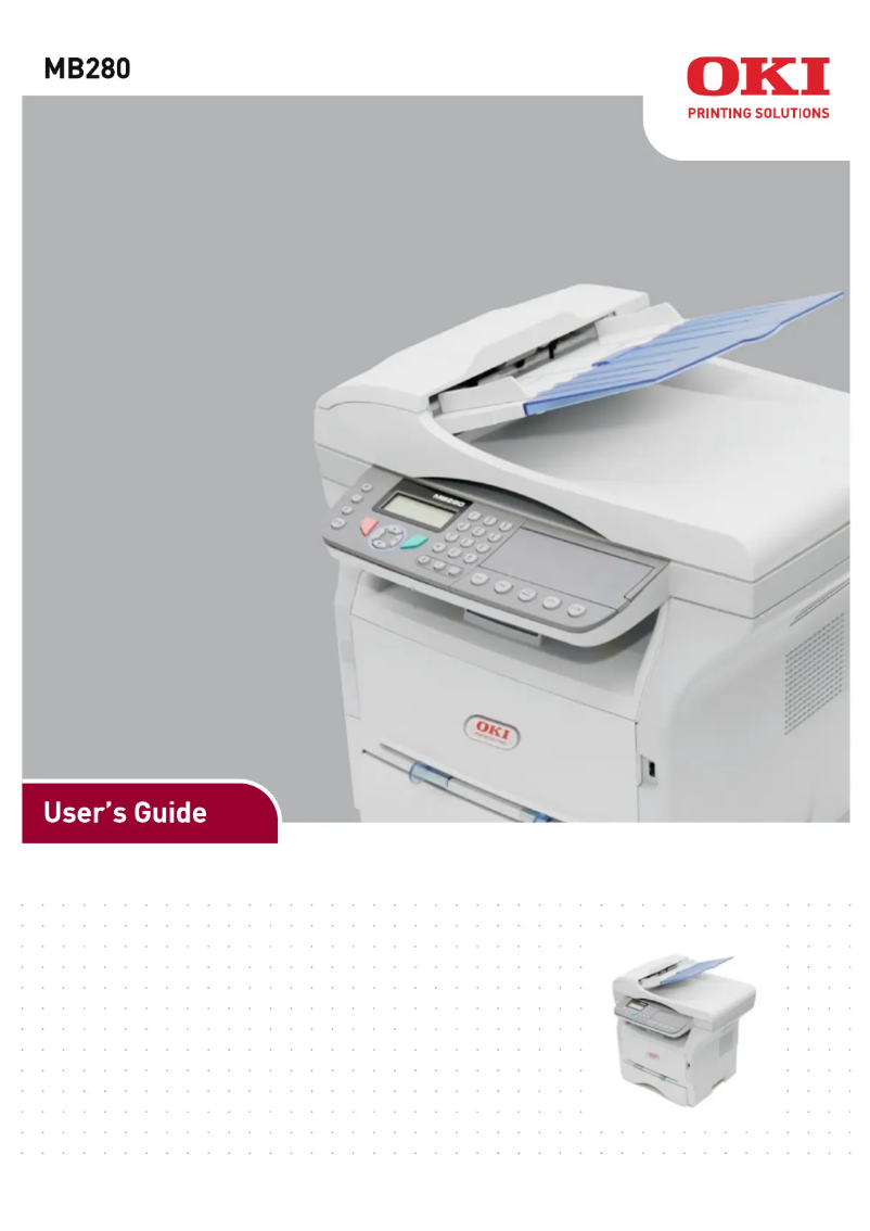 Page 1 de la notice Manuel utilisateur OKI MB280