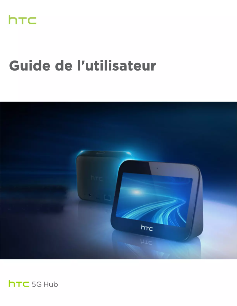 Image de la première page du manuel de l'appareil 5G Hub