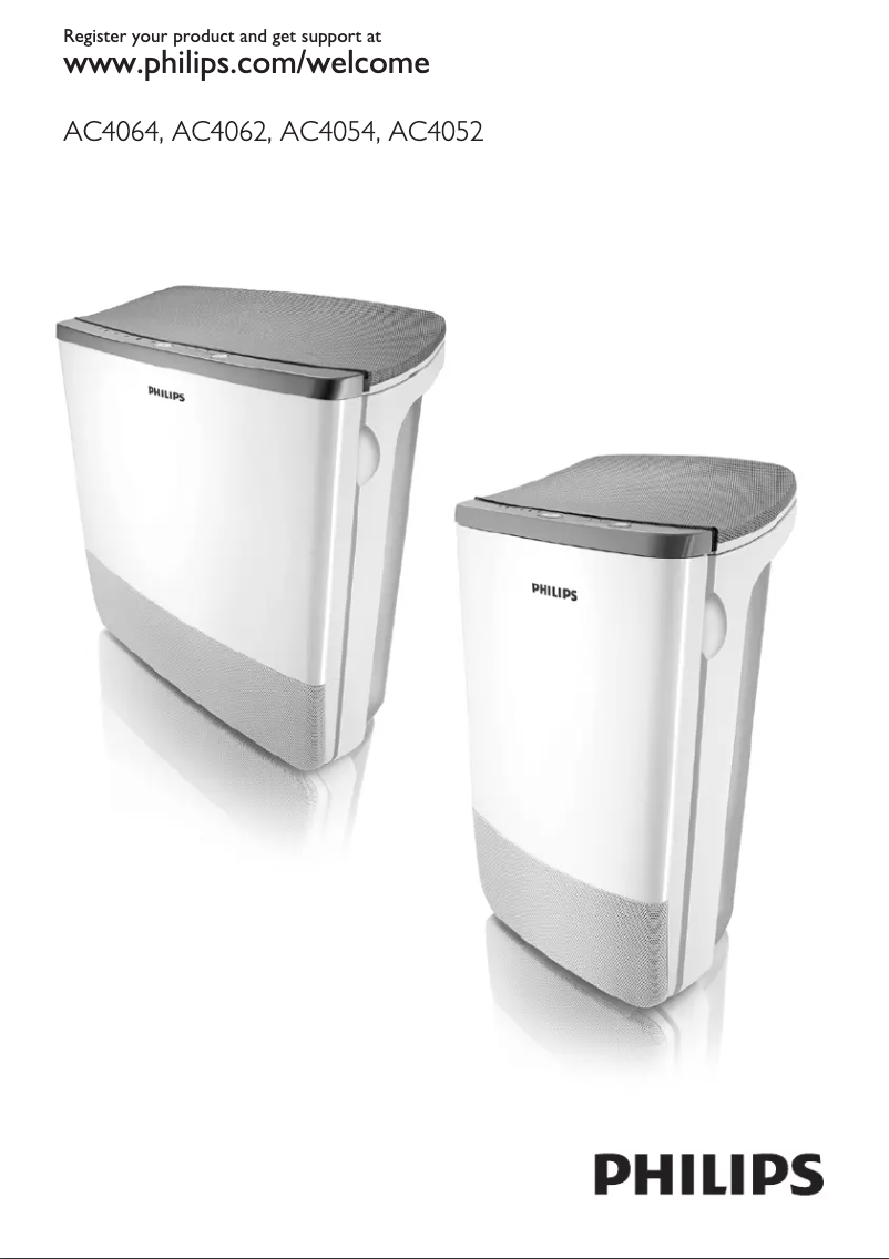 Page 1 de la notice Manuel utilisateur Philips AC4062