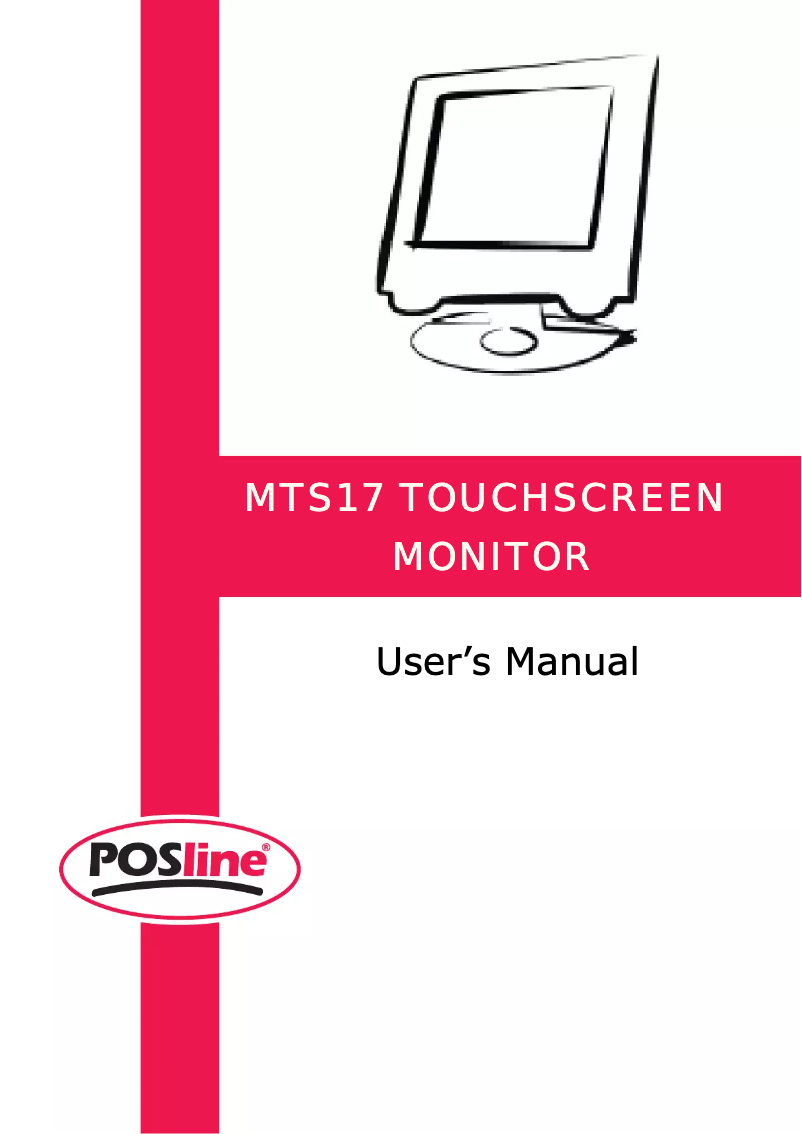 Page n°1 - Manuel utilisateur POSline MTS17