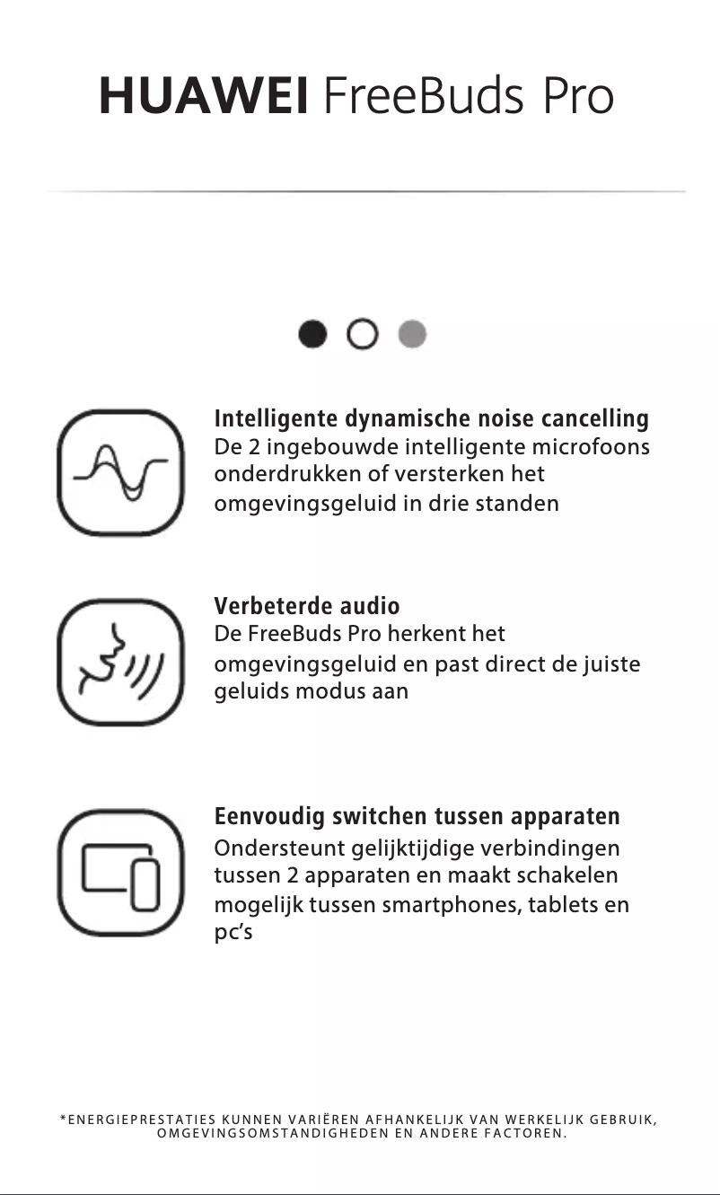 Page 1 of the manual User Manual Huawei Freebuds Pro