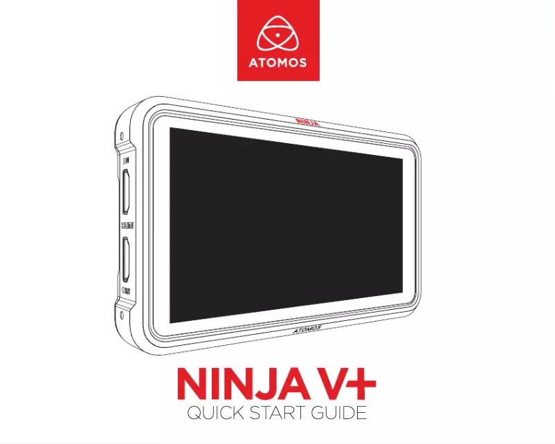 Page n°1 - Guide de démarrage rapide Atomos Ninja V+