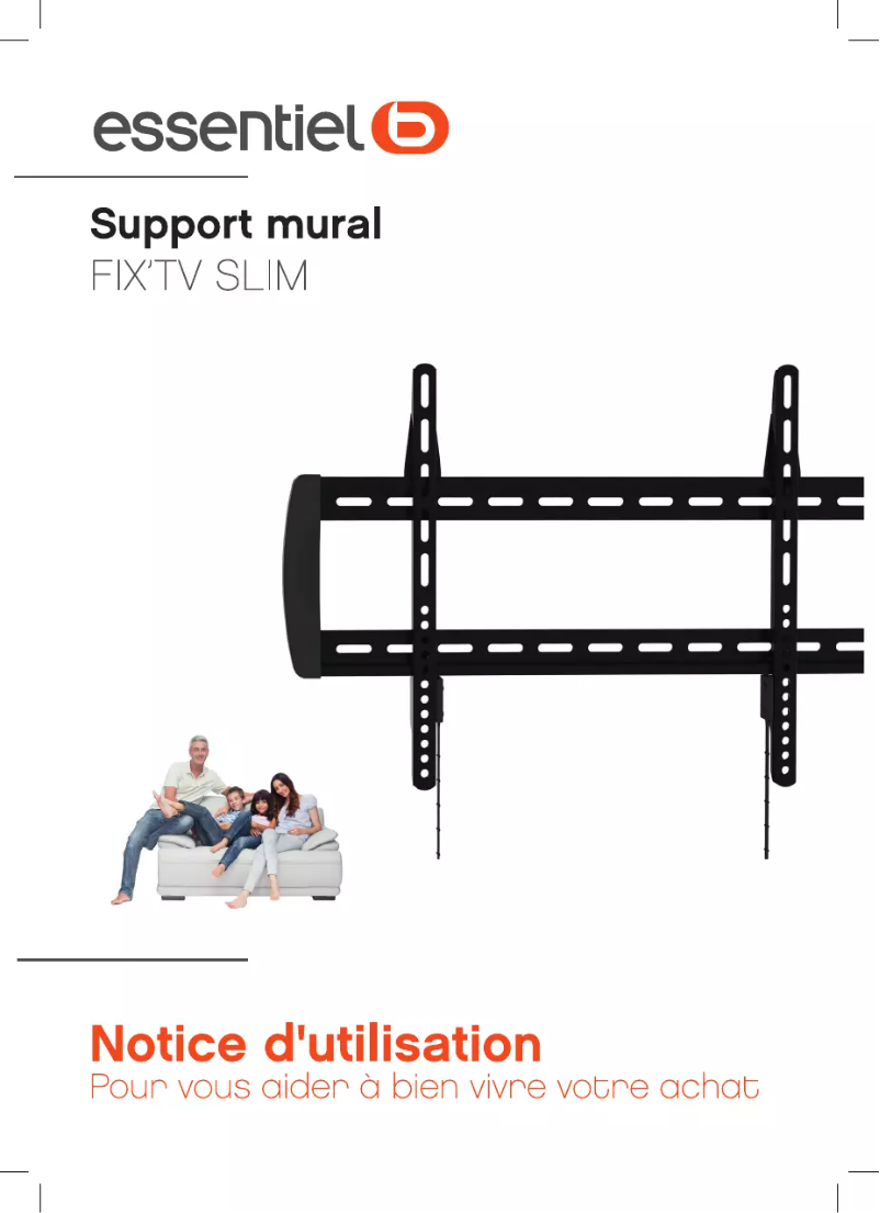 Page n°1 - Manuel utilisateur Essentiel B FixTV Slim