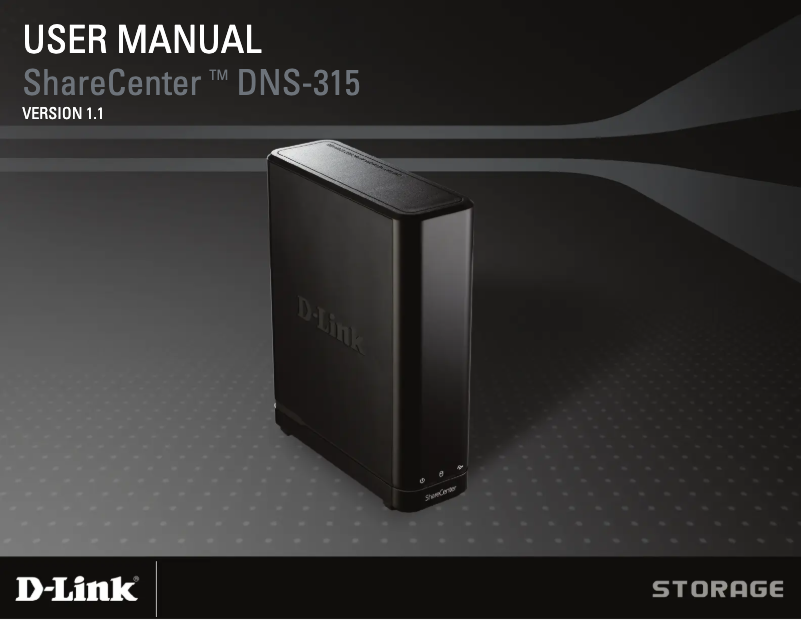 Page 1 de la notice Manuel utilisateur D-Link ShareCenter DNS-315