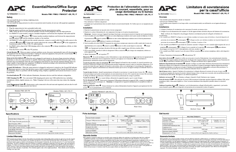 Image de la première page du manuel de l'appareil PM6U-GR