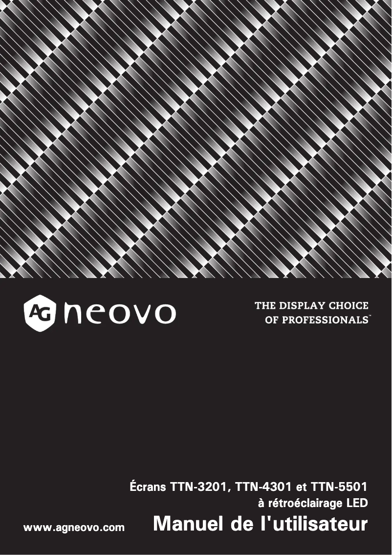 Image de la première page du manuel de l'appareil TTN-3201