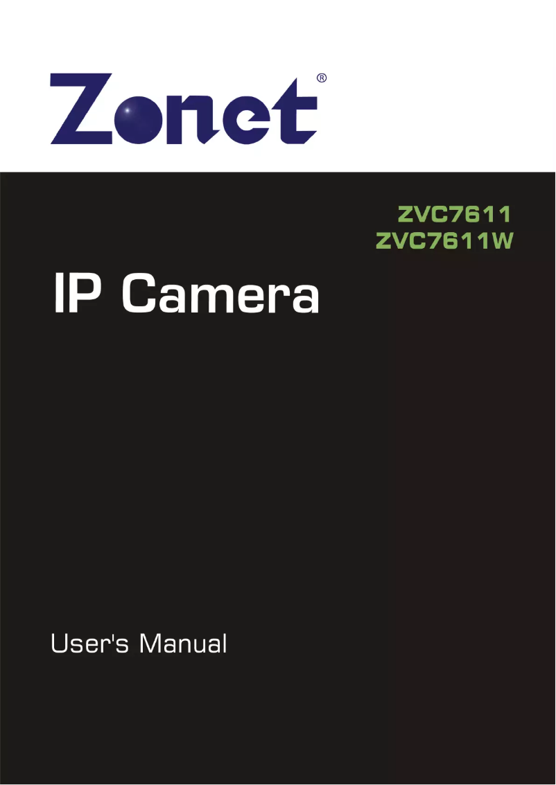 Página 1 del manual Manual de usuario Zonet ZVC7611W