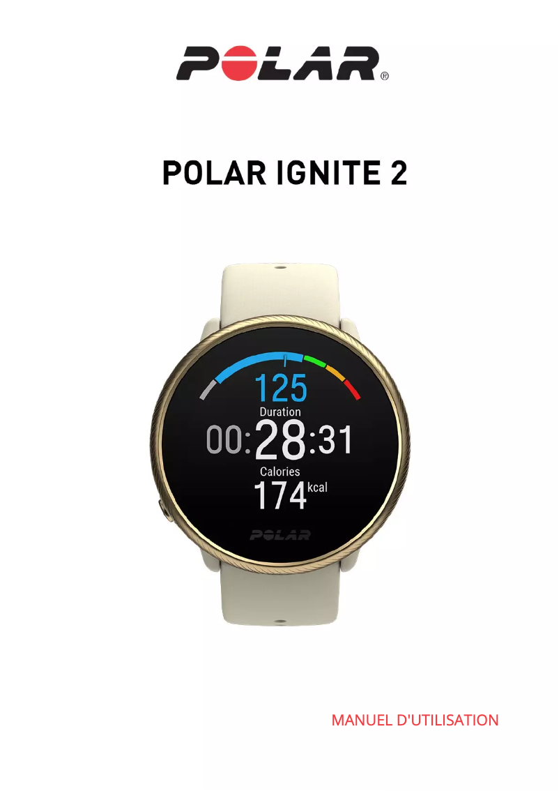 Page 1 de la notice Manuel utilisateur Polar Ignite 2