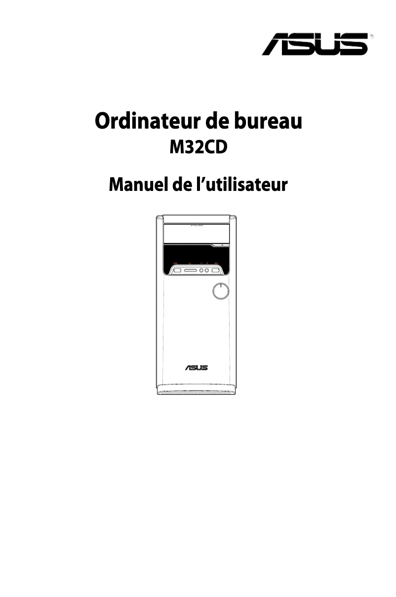 Page n°1 - Manuel utilisateur Asus VivoPC M32CD-CH056T