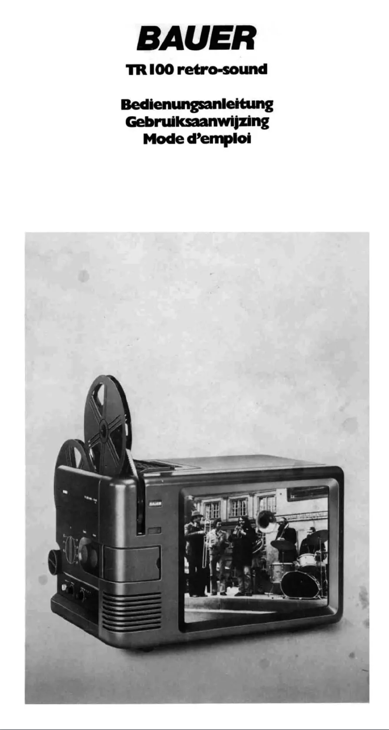 Page 1 de la notice Manuel utilisateur Bauer TR100 Retro-Sound
