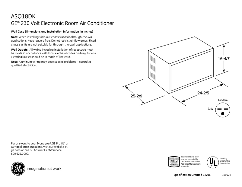 Imagen de la primera página del manual del dispositivo ASQ18DK