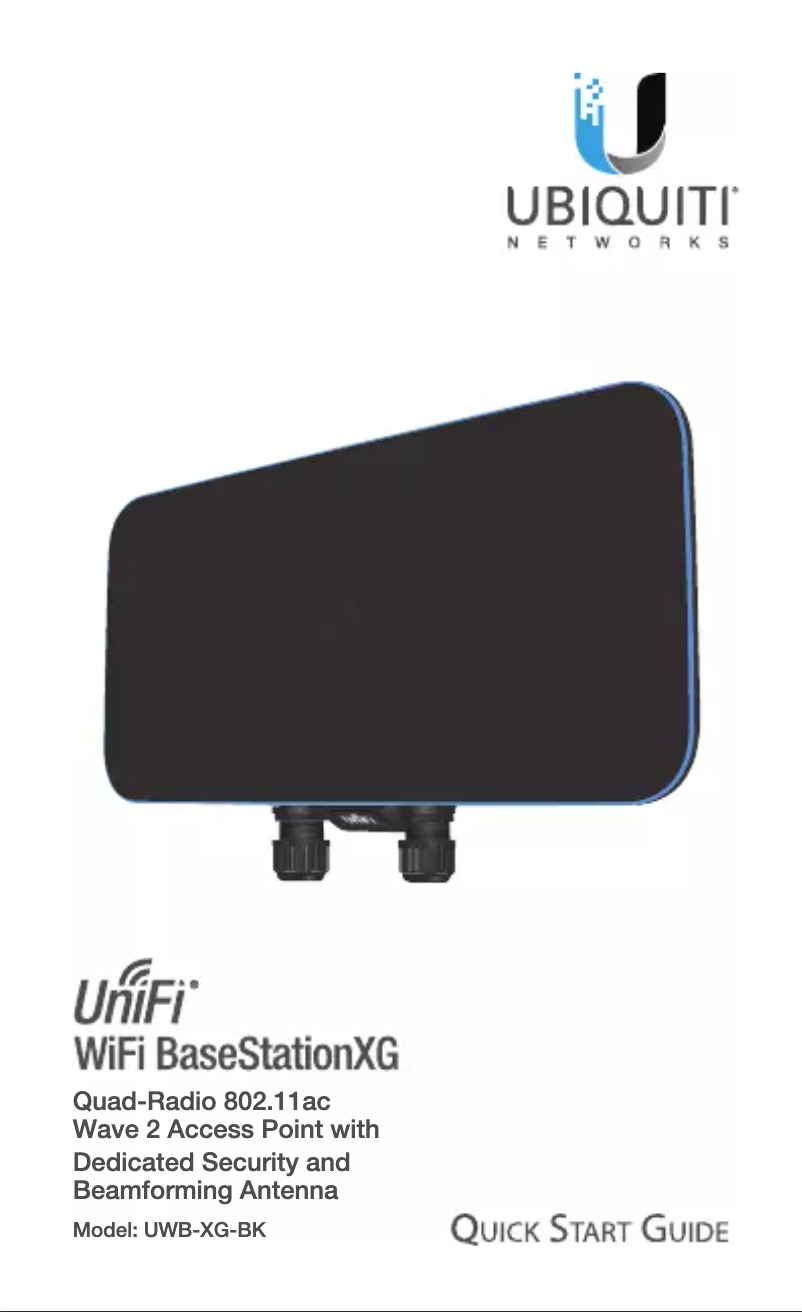Page 1 de la notice Manuel utilisateur Ubiquiti Networks BaseStationXG