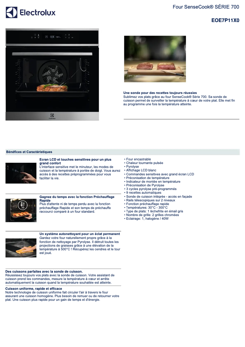 Image de la première page du manuel de l'appareil EOE7P11X0