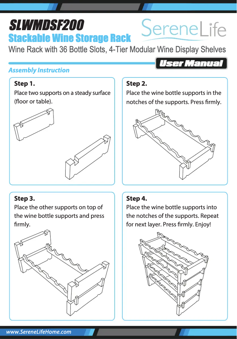 Image de la première page du manuel de l'appareil SLWMDSF200