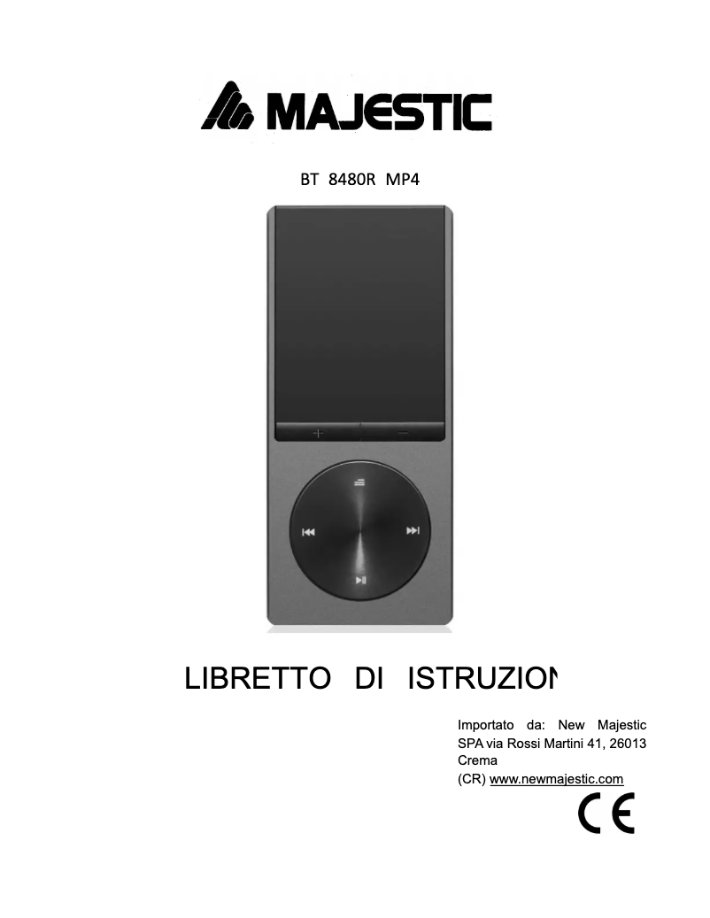 Image de la première page du manuel de l'appareil BT-8480R