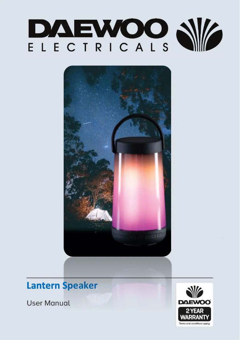 Page n°1 - Manuel utilisateur Daewoo AVS1370