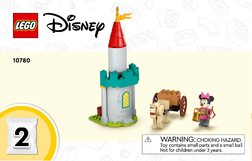 Page 1 de la notice Manuel utilisateur Lego Disney 10780