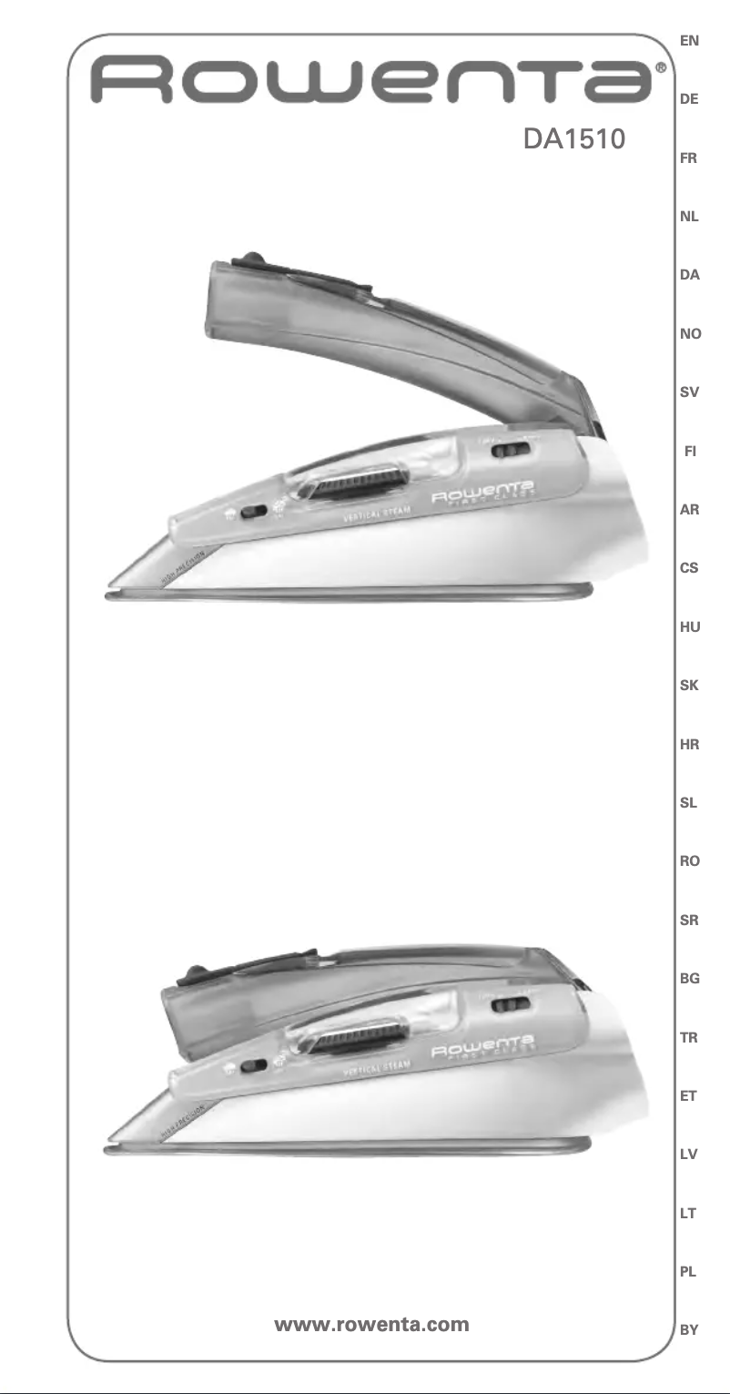 Image de la première page du manuel de l'appareil First Class DA1510