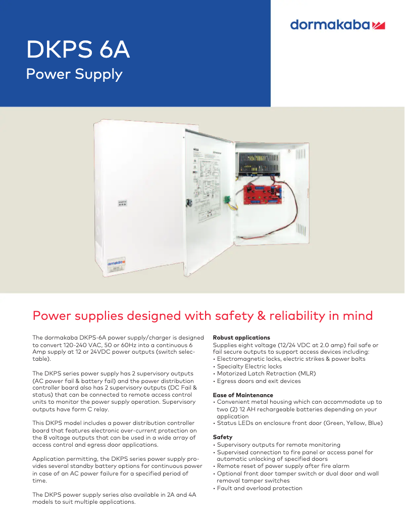 Image de la première page du manuel de l'appareil DKPS-6A