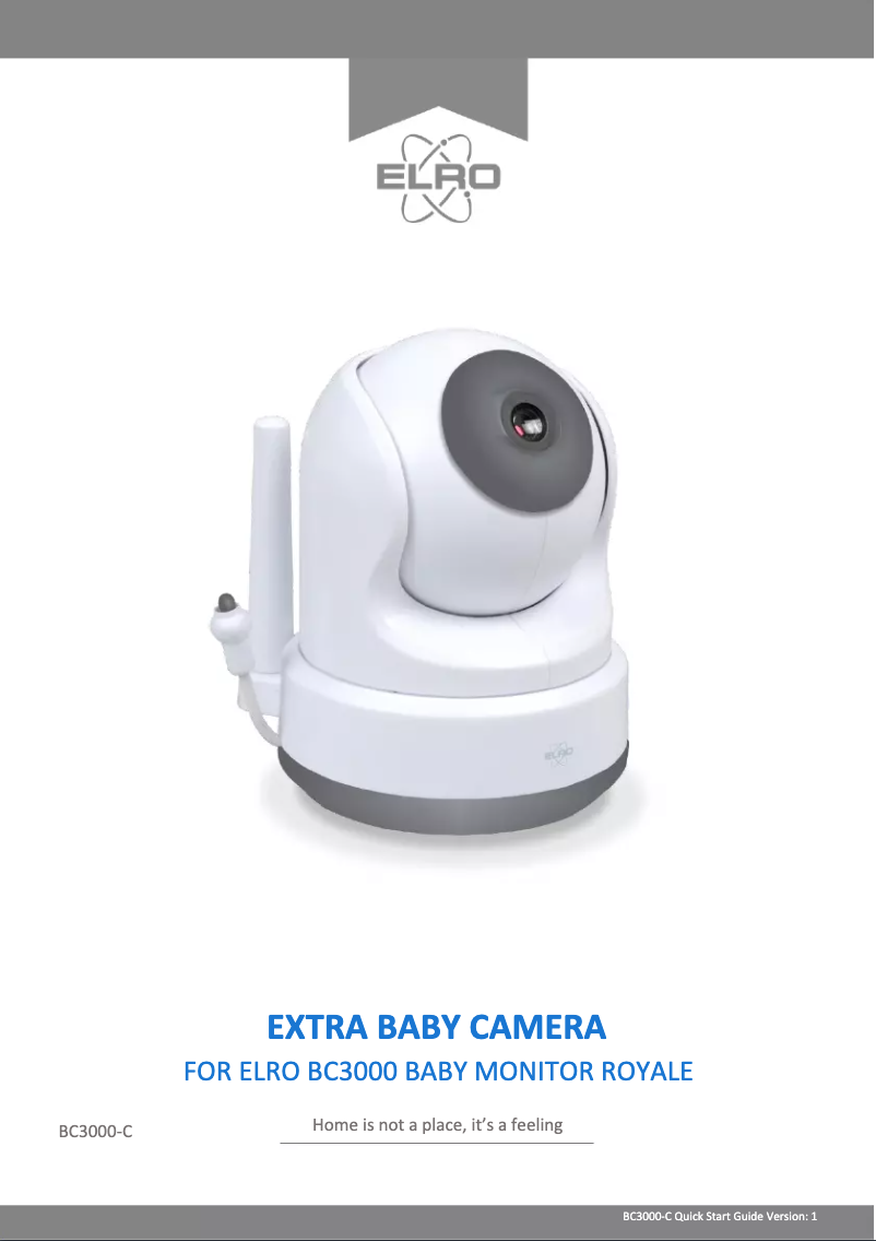 Page 1 de la notice Manuel utilisateur Elro BC3000-C