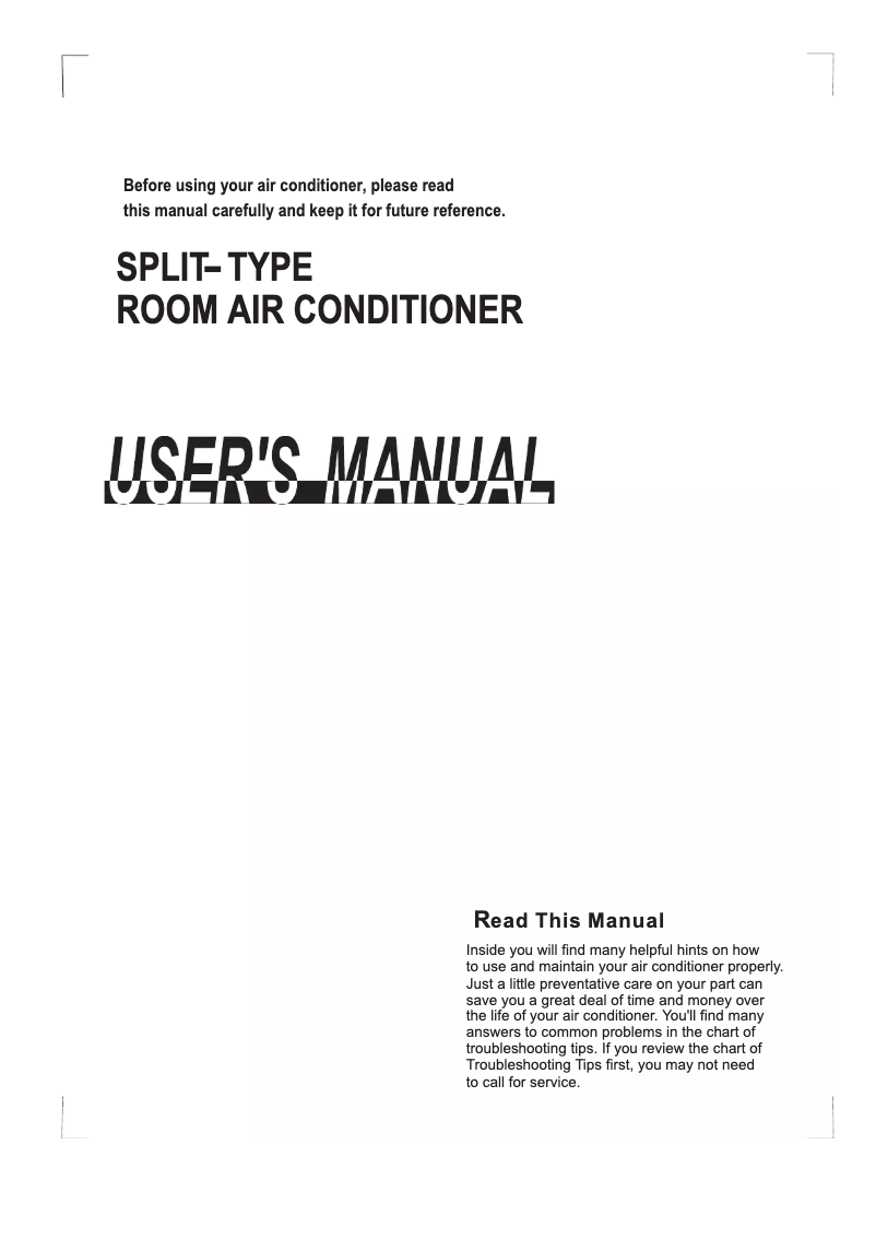 Image de la première page du manuel de l'appareil AC10MS