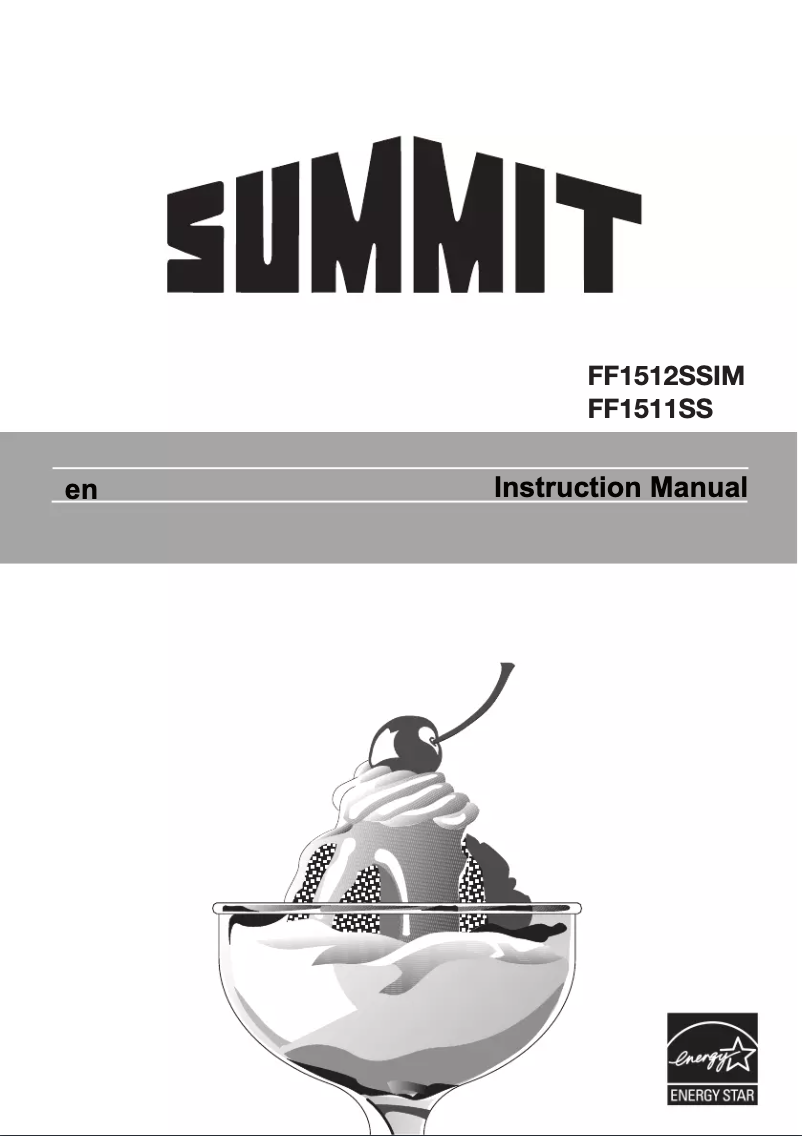 Page n°1 - Manuel utilisateur Summit FF1511