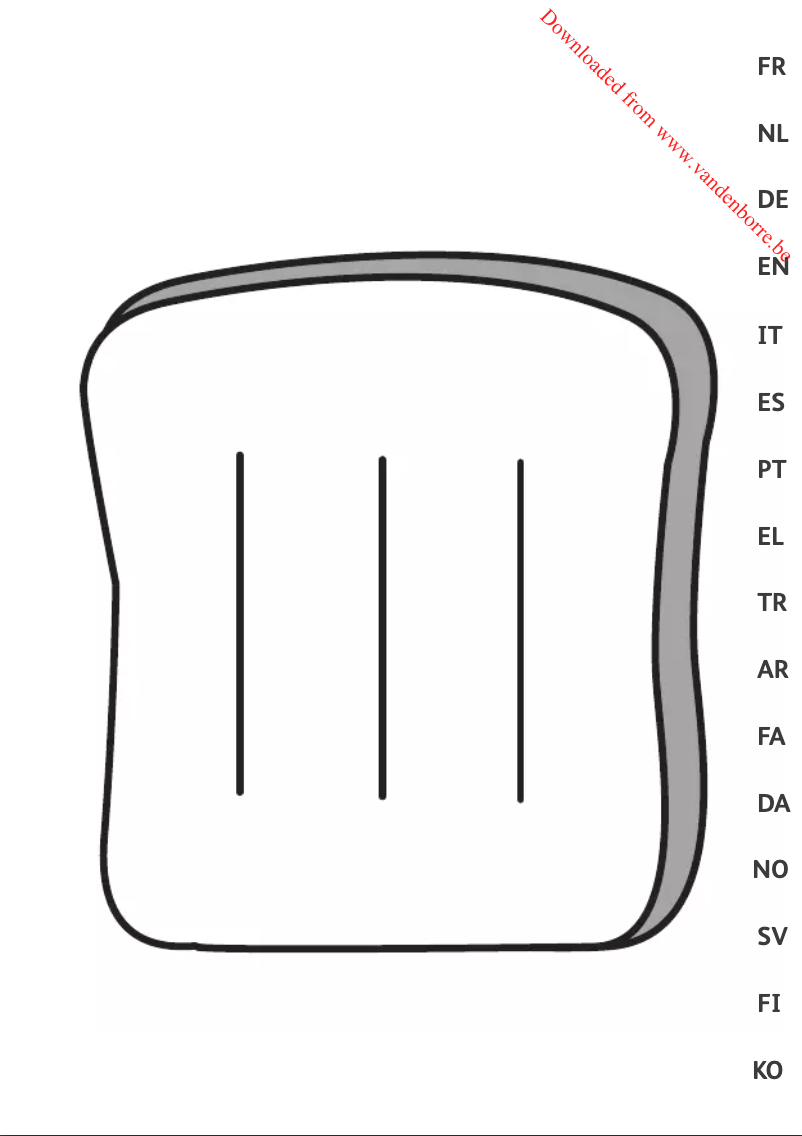 Page 1 de la notice Manuel utilisateur Tefal Express TL2701