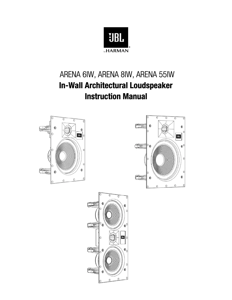 Page 1 de la notice Manuel utilisateur JBL Arena 6IW