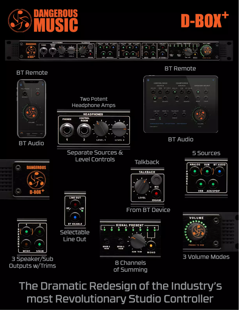 Image de la première page du manuel de l'appareil D-BOX+