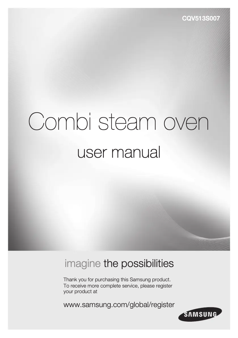 Page n°1 - Manuel utilisateur Samsung CQV137-S