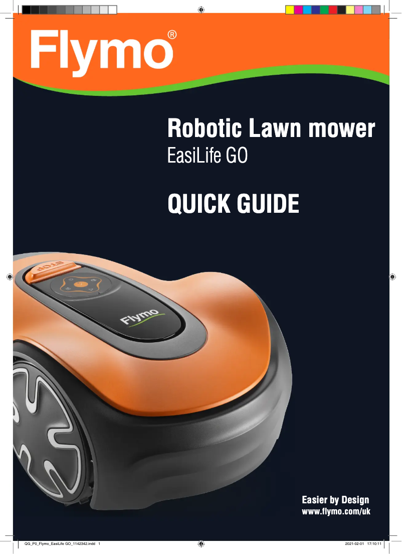 Page n°1 - Guide de démarrage rapide Flymo EasiLife Go 250