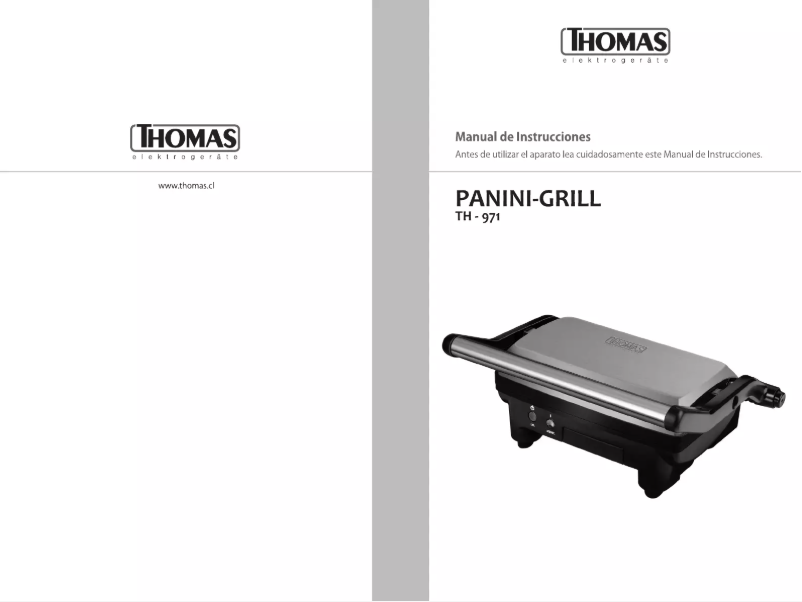 Page n°1 - Manuel utilisateur Thomas TH-971