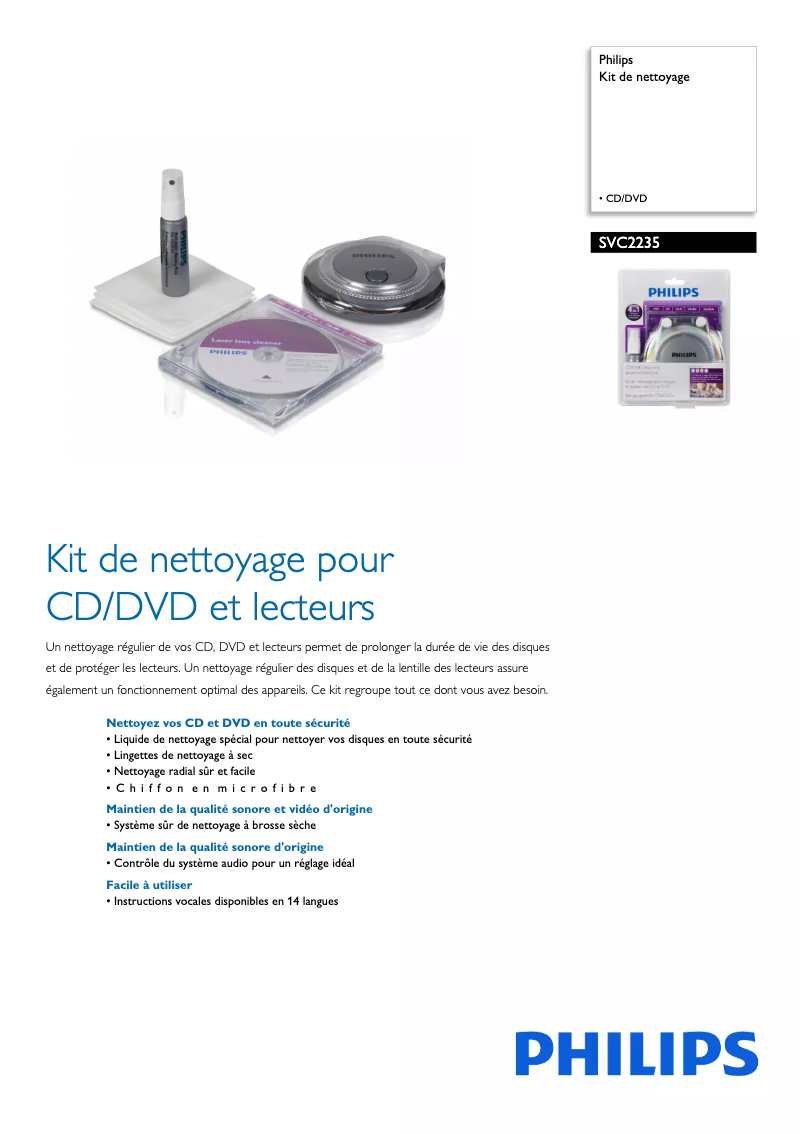 Imagen de la primera página del manual del dispositivo SVC2235