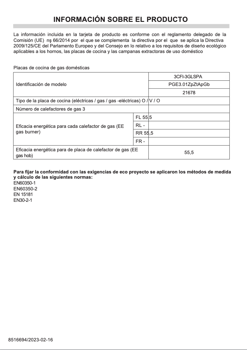 Imagen de la primera página del manual del dispositivo 3CFI-3GLSPA