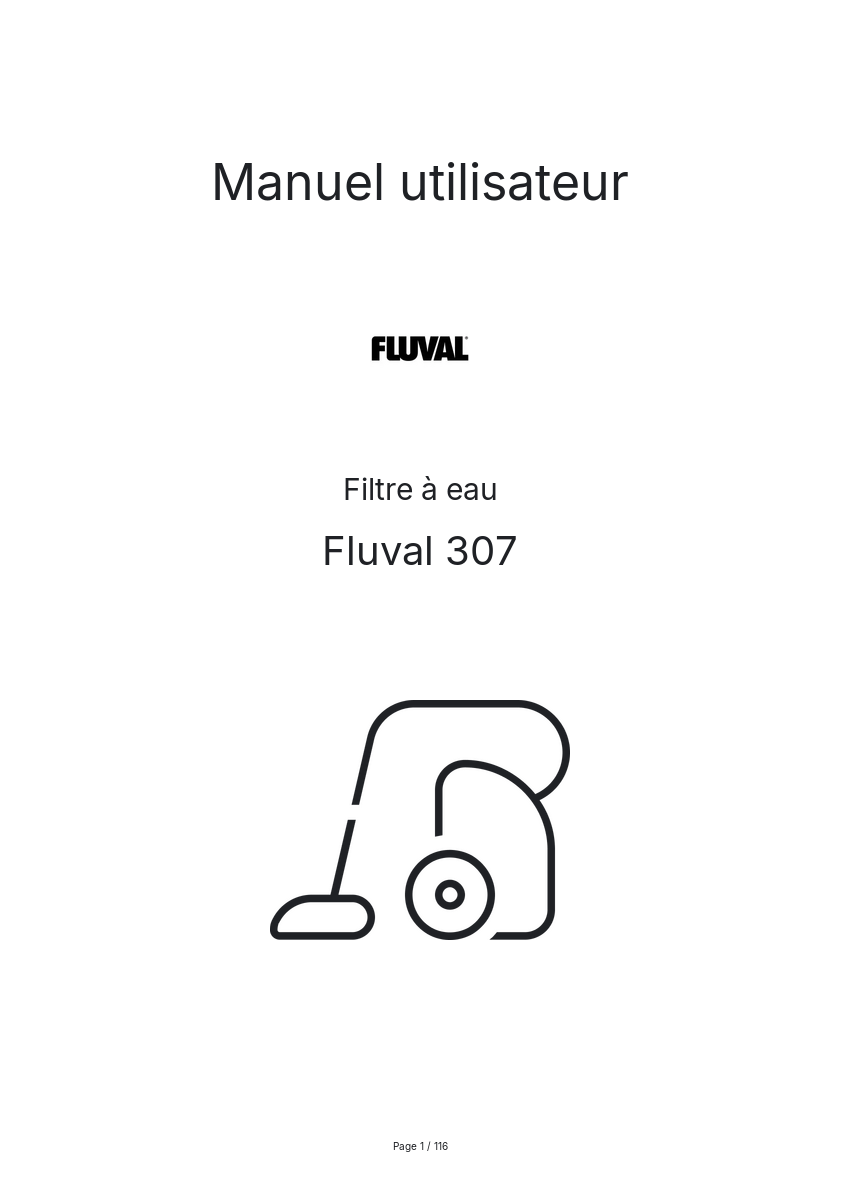 Image de la première page du manuel de l'appareil 307