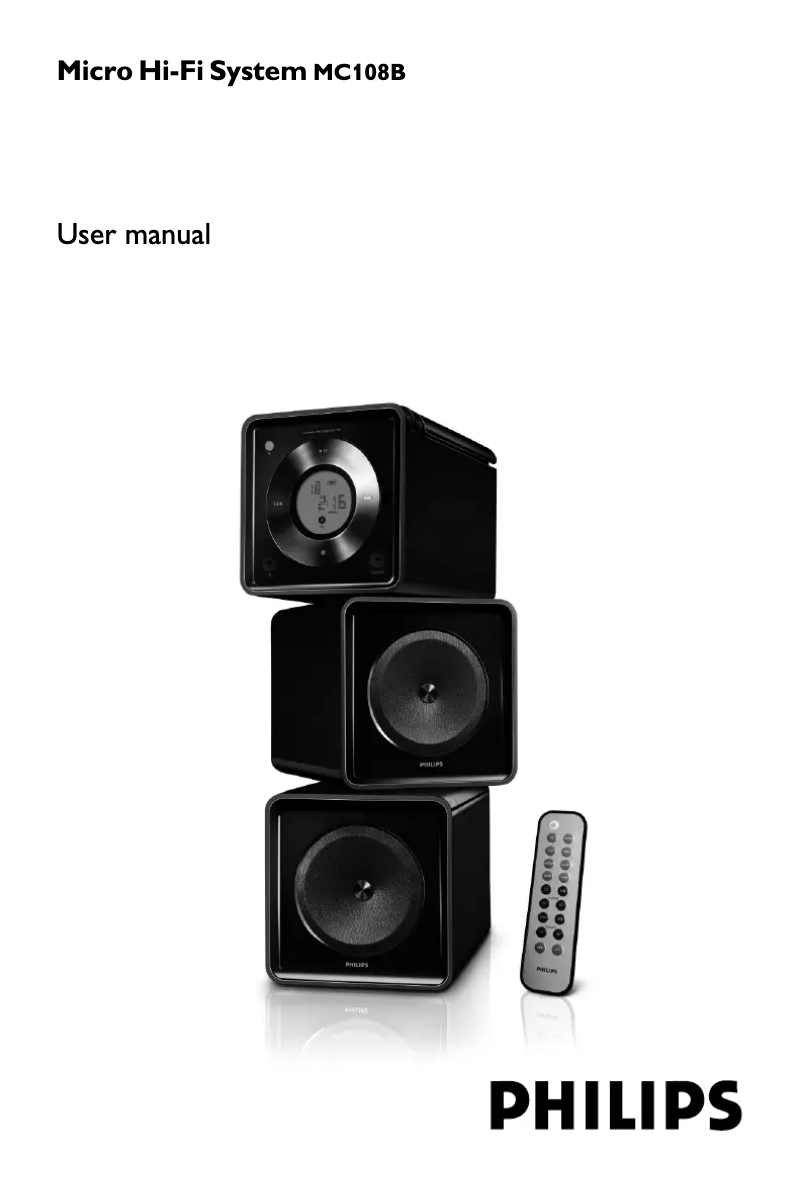 Page n°1 - Mode d'emploi Philips MC108B