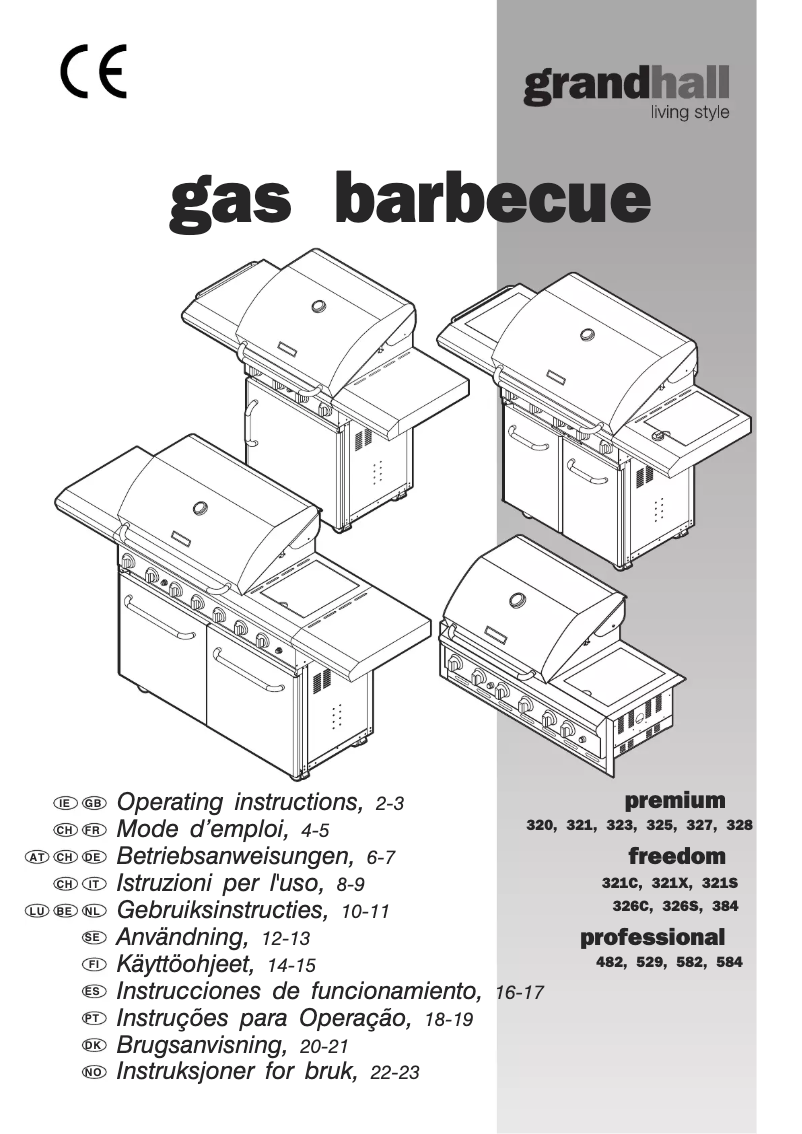 Page 1 de la notice Manuel utilisateur Grandhall Freedom 321S