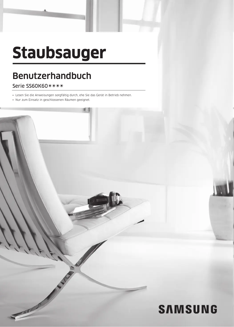 Image de la première page du manuel de l'appareil SS60M6010KG