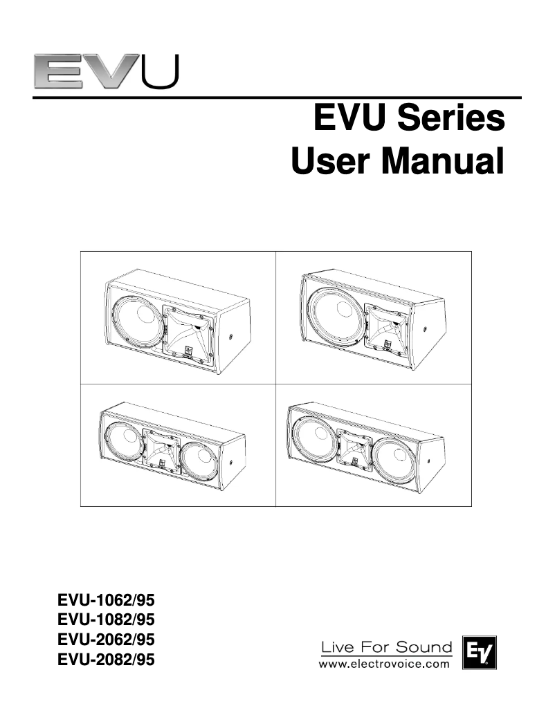 Page 1 de la notice Manuel utilisateur Bosch EVU-2082/95