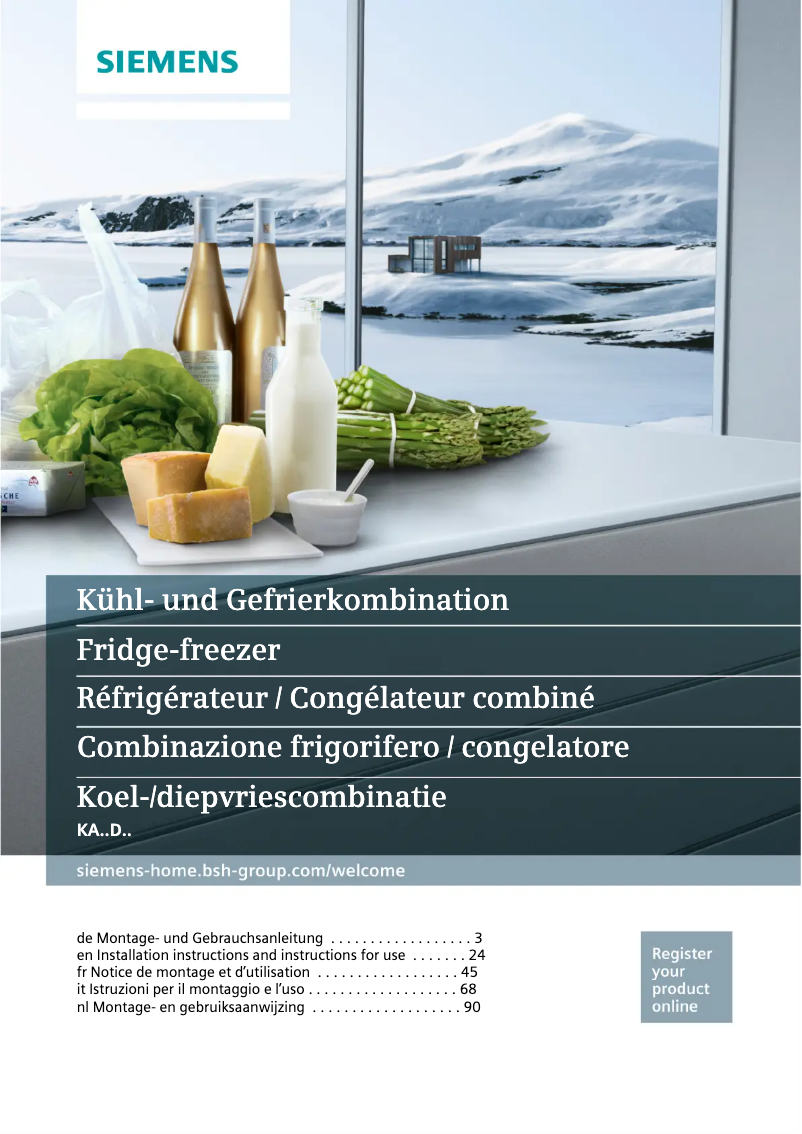 Image de la première page du manuel de l'appareil KA92DVI25