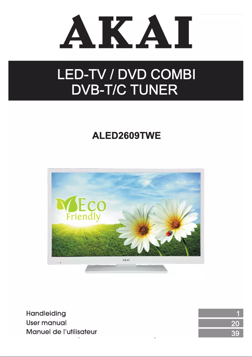 Imagen de la primera página del manual del dispositivo ALED2609TWE