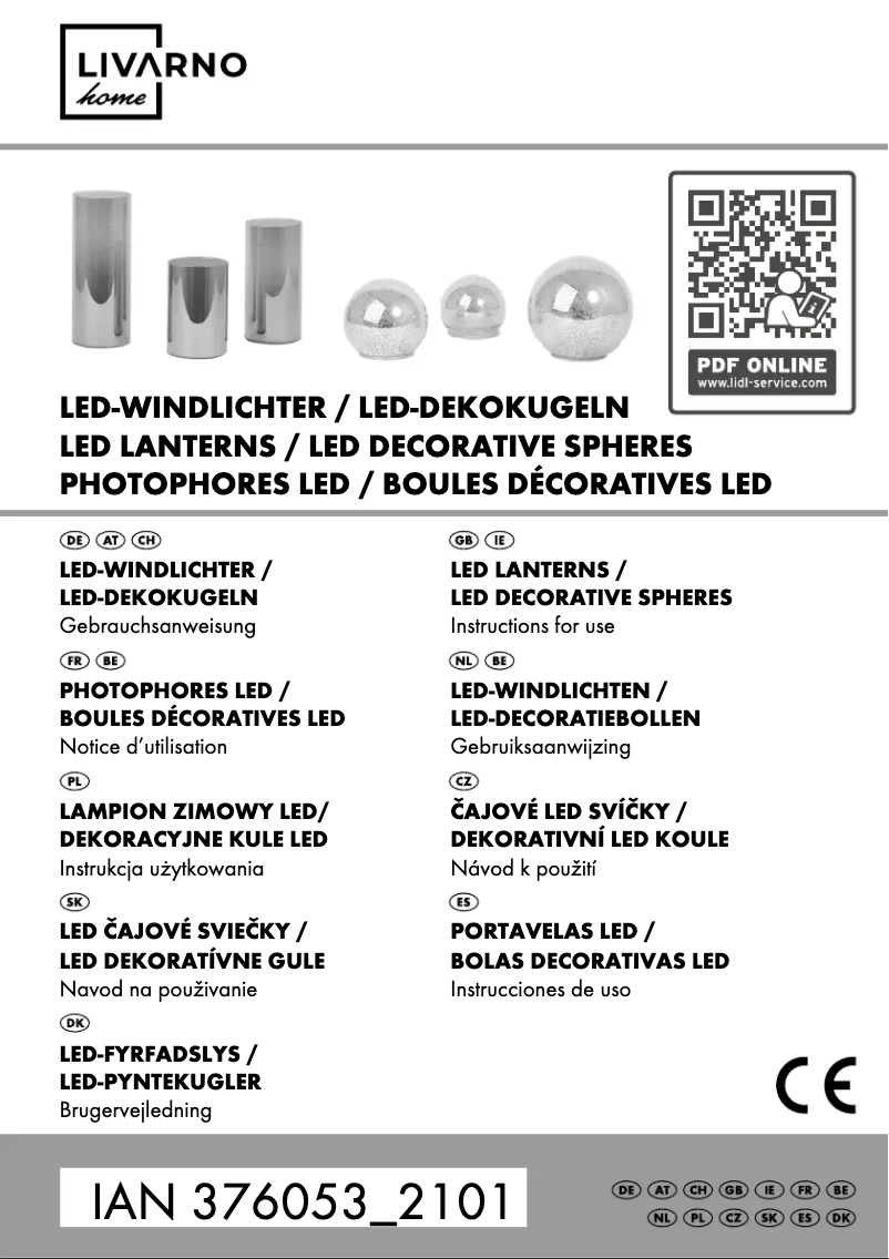 Page n°1 - Manuel utilisateur Livarno Lux IAN 376053
