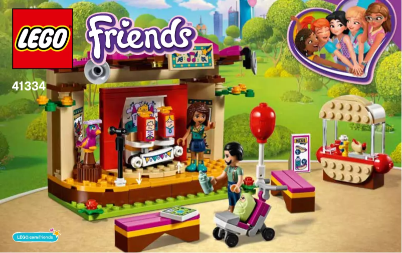 Page 1 de la notice Manuel utilisateur Lego Friends 41334