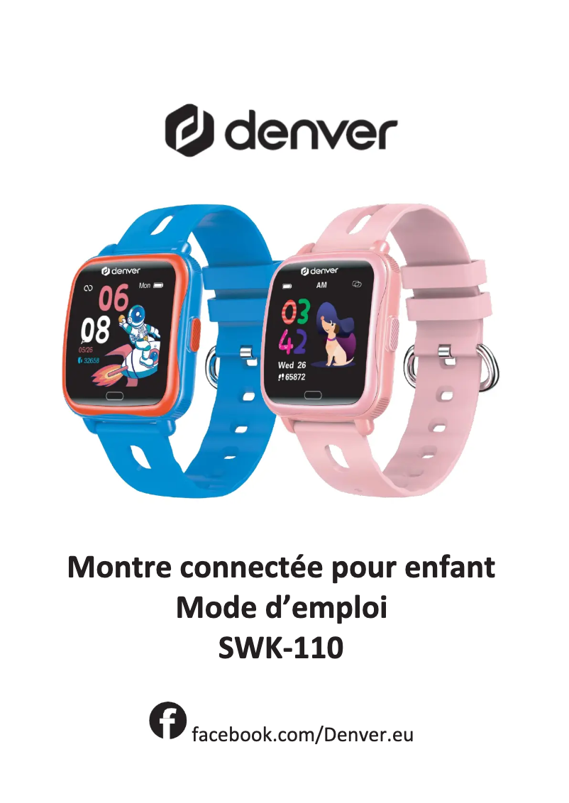 Page 1 de la notice Manuel utilisateur Denver SWK-110P