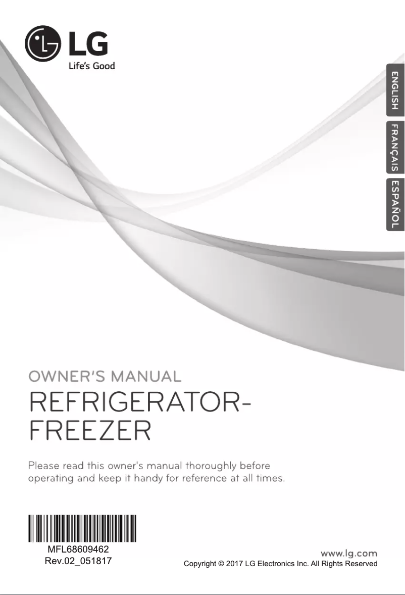 Page 1 de la notice Manuel utilisateur LG LT44SGD