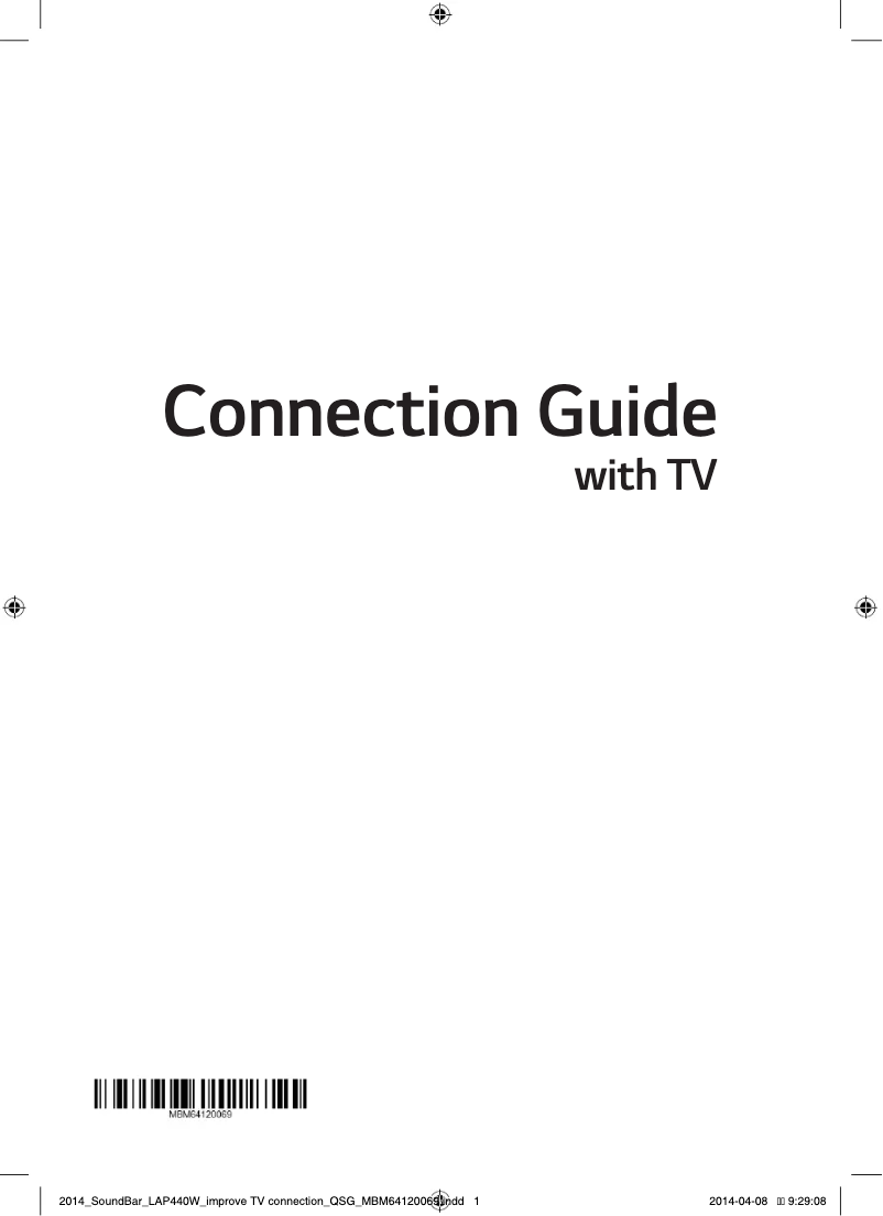 Image de la première page du manuel de l'appareil SoundPlate LAP440W