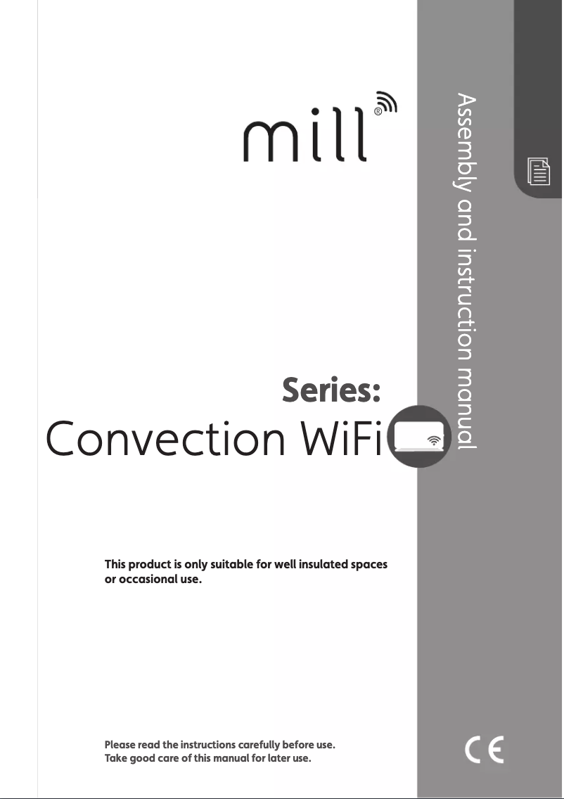 Page 1 de la notice Manuel utilisateur Mill NE1200WIFI