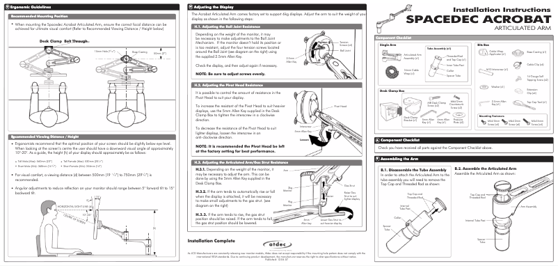 Image de la première page du manuel de l'appareil SD-AT-DK-P